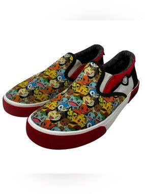 Pokémon Kids Unisex Slip On Shoes by Ground Up Size 5 Boys / Size 6.5 Girls